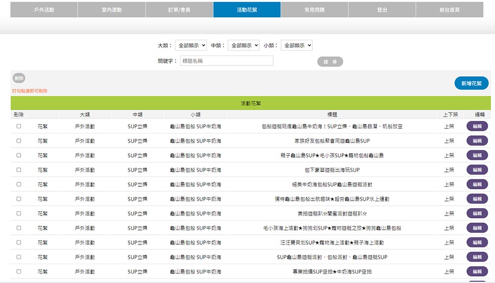 網站維護後台管理後台上架案例圖5